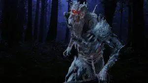draugr in a forest