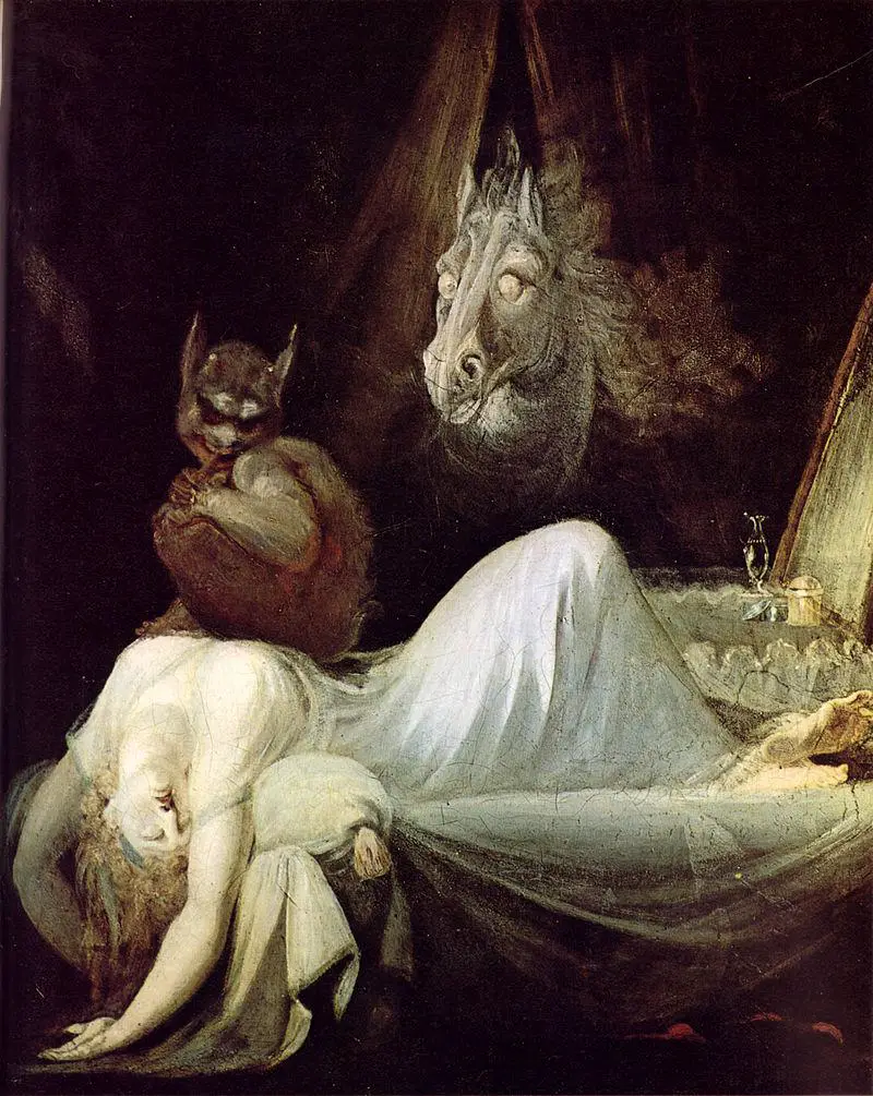 "Nachtmahr" ("Night-mare"), by Johann Heinrich Füssli (1802),