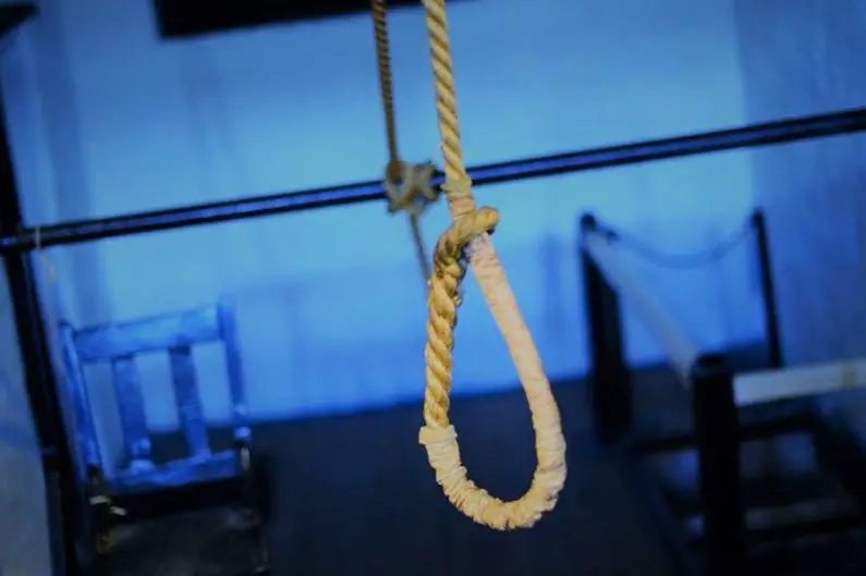 a noose in a empty room
