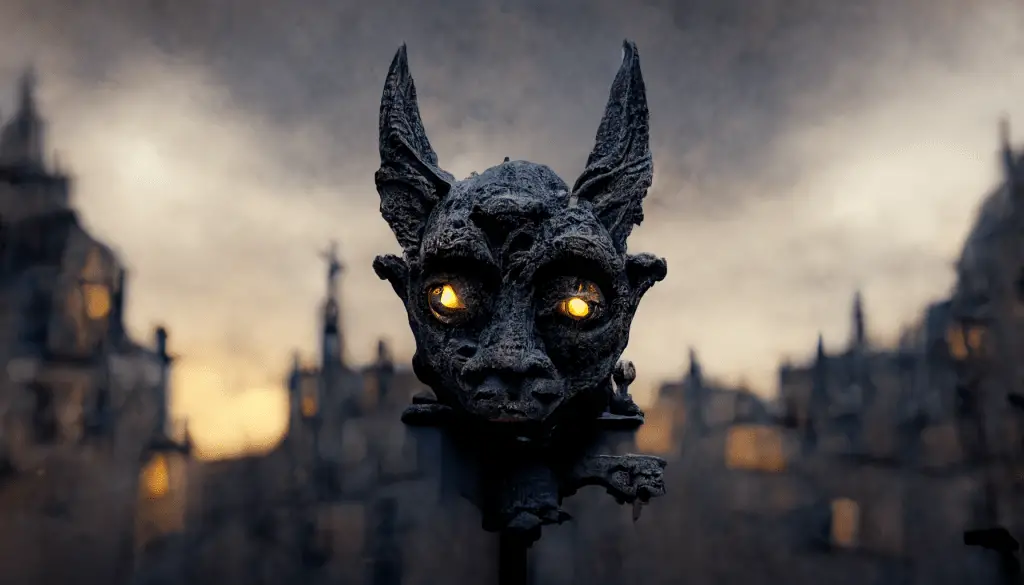 weathered gargoyle fantasy