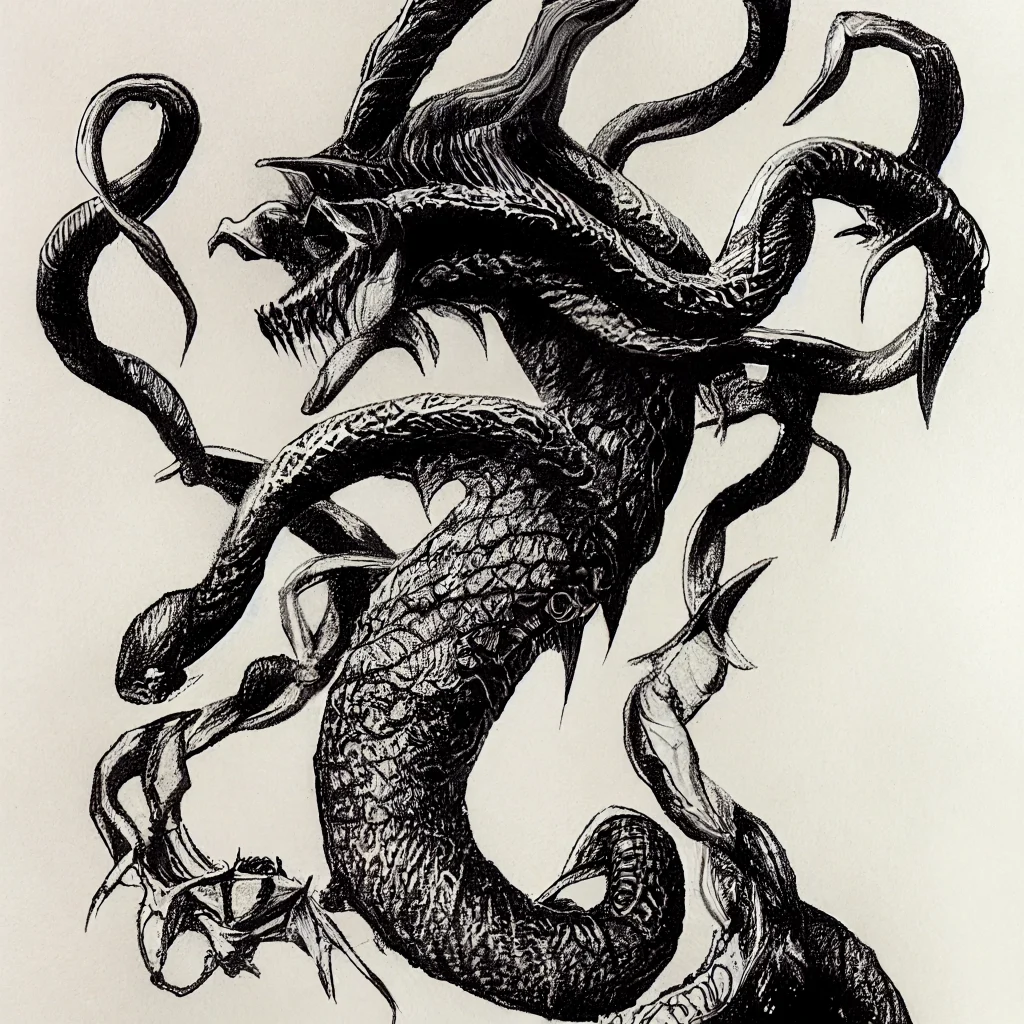 Hydra drawing