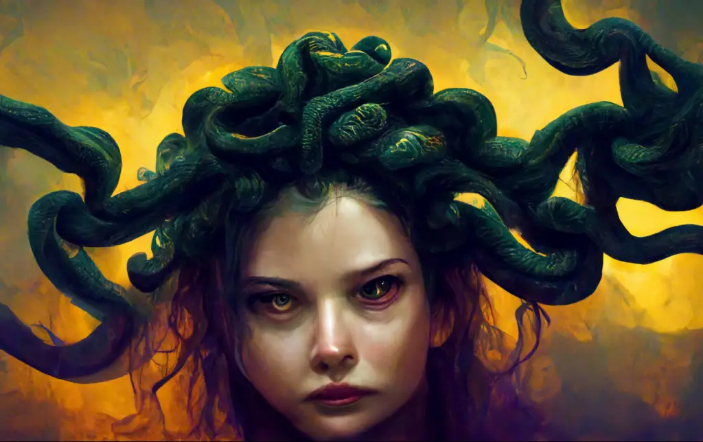 painting of medusa