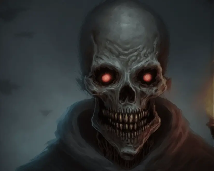 creepy undead revenant ghost