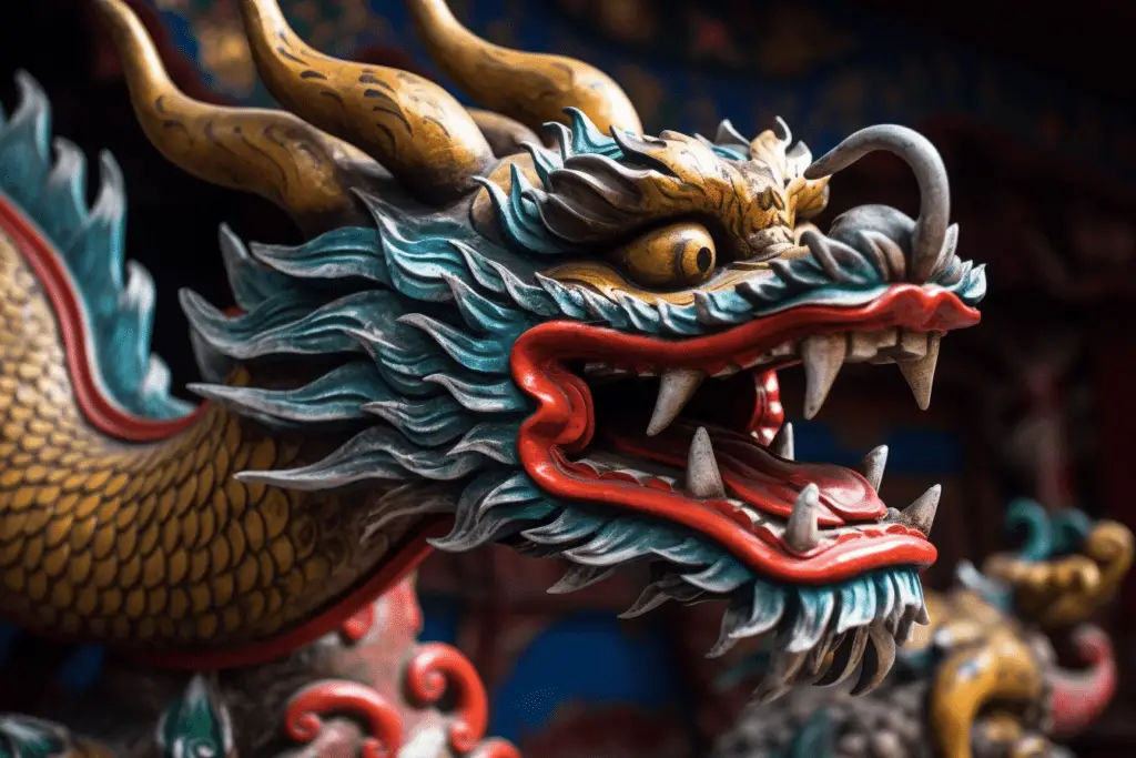 A Chinese dragon