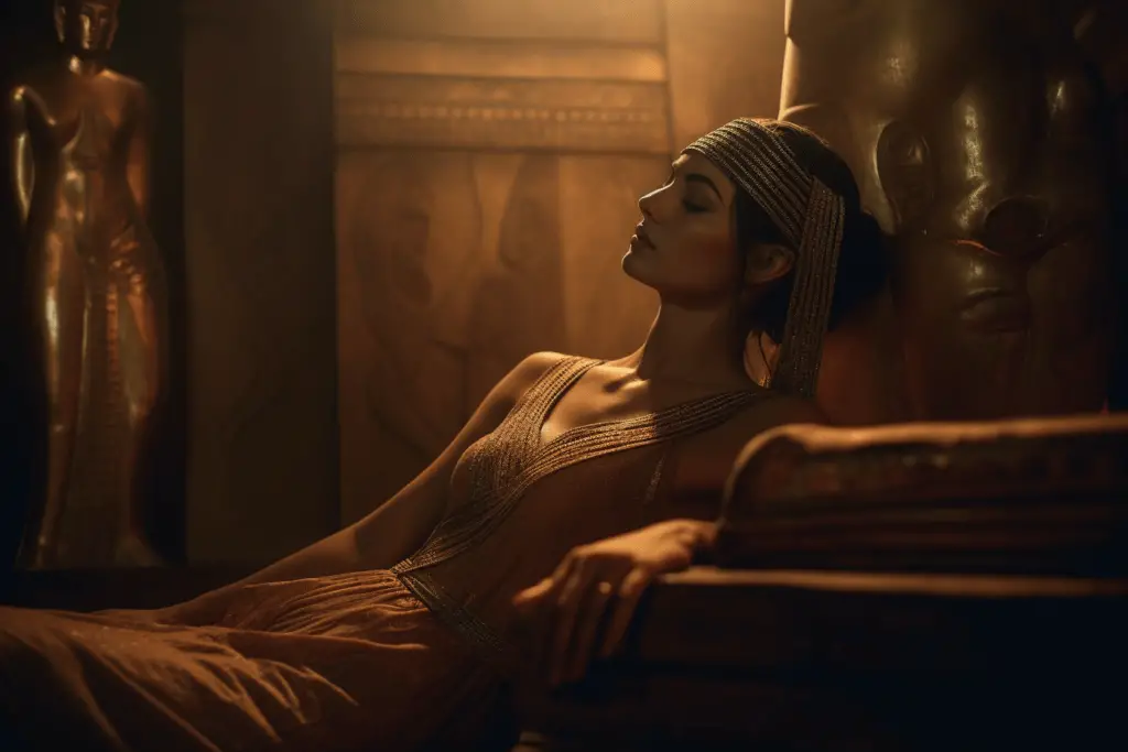 An Egyptian woman Dreaming
