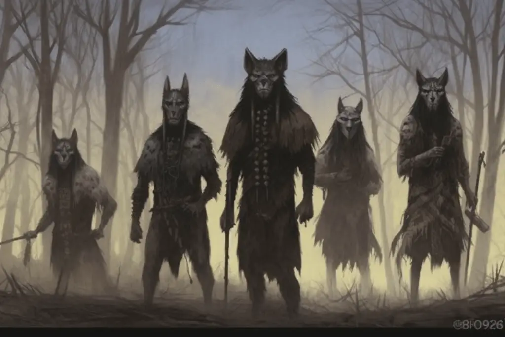 a group of Skinwalkers